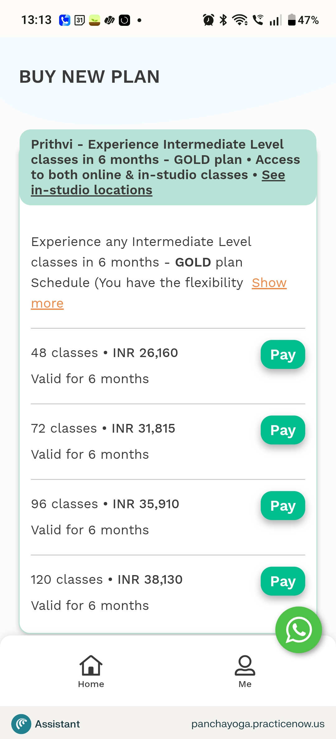 PracticeNow - buy subscription plans