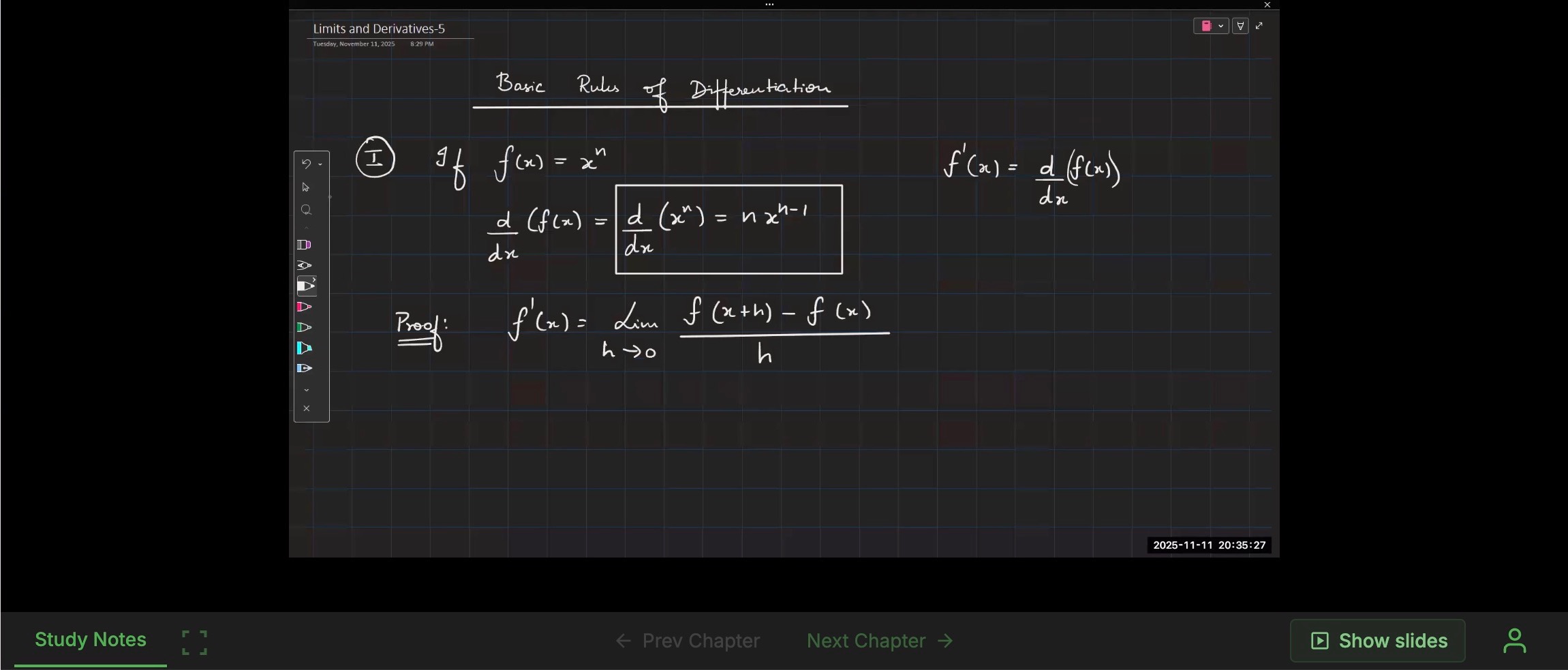 Spark video pane: chapter navigation and context